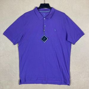 Tailorbird Collection Polo Shirt Mens XL Purple Regular Fit NWT‎